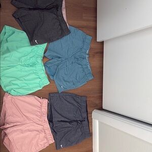 Set of 5 Nike Women’s Athletic Shorts